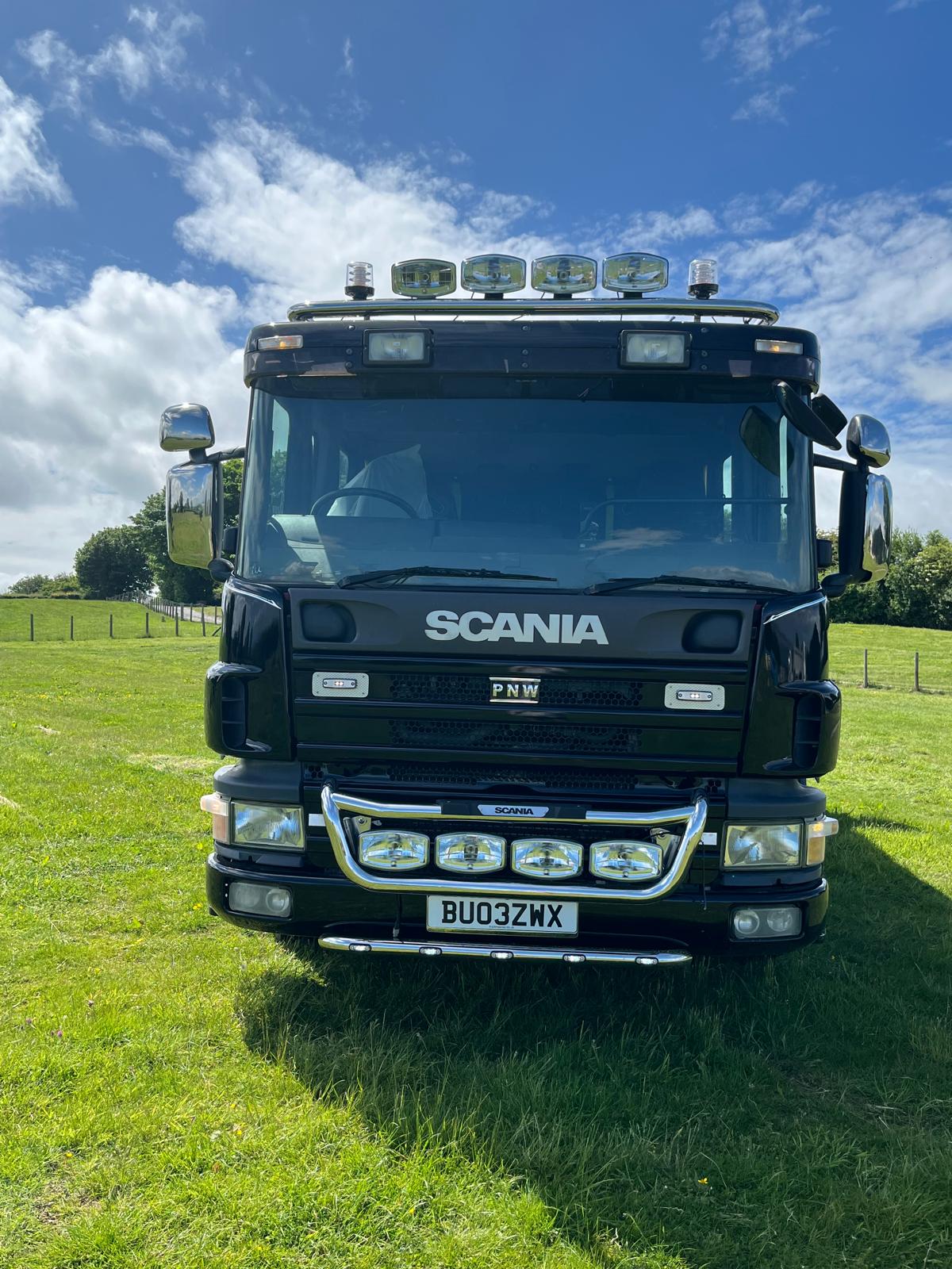 Truck hearse for specialist funeral transport in the UK